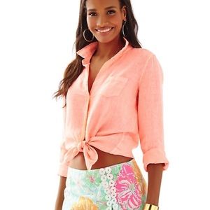 Anna Maria Linen Button Down Shirt